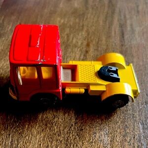 Vintage Majorette Renault Truck Car Carrier made in France